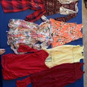 Girls size 14 dress bundle.  7 dresses!!